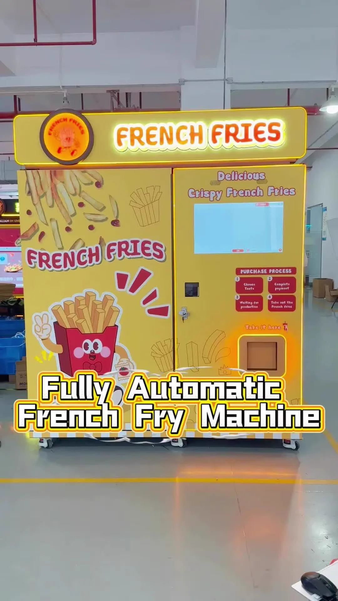 Automatic French Fries Vending Machine reference configuration image